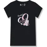 DÍVČÍ TRIČKO SRDCE S2511B VELIKOSTI 116-146 Velikost: 122, Barva: Černá