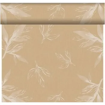 Jednorázový ubrus Šerpa TÉTE 0,4 x 24 m BioDunicel Leaves Natural