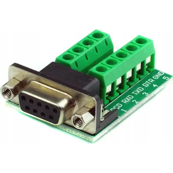 IP kamera Adaptér terminálu RS232 DB9 samice konektor