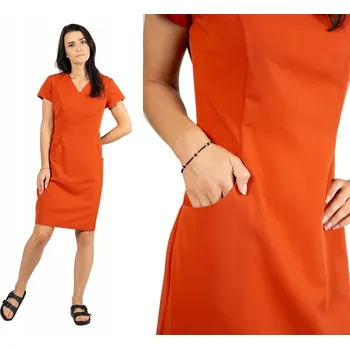 Dámské šaty Elastické lékařské šaty elegantní pohodlný plášť ROSIE FOXY vel. 54