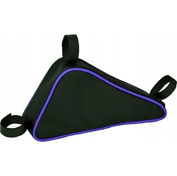 brašna na kolo BRAŠNA TROJÚHELNÍKOVÁ TAŠKA NA RÁM KOLA, CYKLISTICKÁ TAŠKA TROJÚHELNÍK - černo-modrá