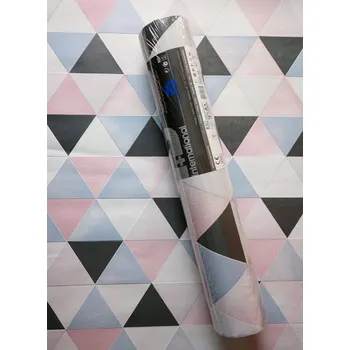 Fototapeta Vinylová tapeta Ps+ Barevné trojúhelníky 3D efekt