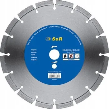 Řezný kotouč Diamantový řezný kotouč na asfalt 300/1,8 mm.