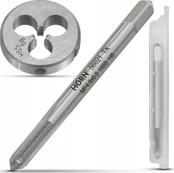 Závitořezný nástroj RUČNÍ ZÁVITNÍK DIN-352/1P + ZÁVITOVÉ OČKO M4.5x0.5