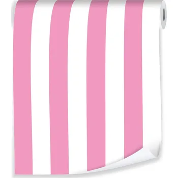 Tapeta Tapeta v RŮŽOVÝCH PASECH Vliesová Tapeta na Zeď 10M