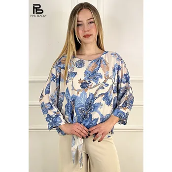 Dámská halenka Halenka vzor Lamiar 13759YS-217 barva: modrá