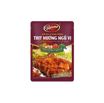 Koření BARONA Grilované maso s pěti příchutěmi 80g