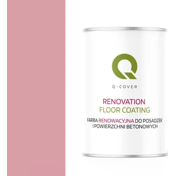 barva na zeď Akrylová Barva na betonu Q-COVER 1 l RAL3015 POLOMATNÁ PRO NÁTĚR BETONOVÝCH POVRCHŮ polomatná