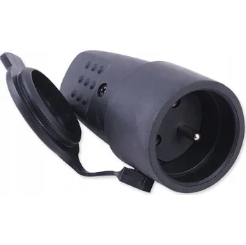 Elektrická zásuvka Hermetická Elektrická Zásuvka Rum-Lux , černá