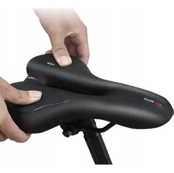 Sedlo na kolo WYGODNE SIODEŁKO ROWEROWE SPORTOVNÍ SEDLO MĚKKÉ PRODYŠNÉ S VĚTRÁNÍM