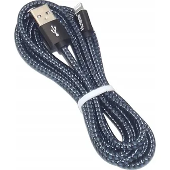Datový kabel Kabel Hunletai USB - Apple Lightning 2 m černý