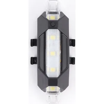 Cyklosvítilna Zadní světlo na kolo dobíjené přes USB, bílé světlo