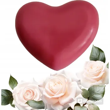 Mýdlo Přírodní mýdlo ruční výroba MALINOVÉ SRDCE 25 G růžové