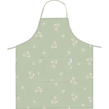 Kuchyňská zástěra DARRÉ Kuchyňská zástěra Sedmikrásky - zelená