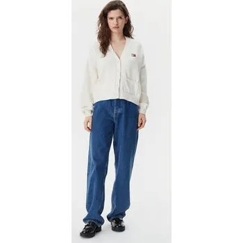 Dámský svetr Tommy Jeans Kardigan DW0DW20257 Béžová Relaxed Fit XS