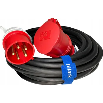 Napájecí kabel Prodlužovací Kabel jednoduchý Hilark 45 m 1 ks zásuvka černý