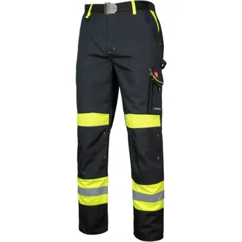 Pracovní obuv PRACOVNÍ VÝSTRAŽNÉ KALHOTY s REFLEXNÍMI PRVKY, zesílené, BOZP, ODOLNÉ, model Flash, velikost 52