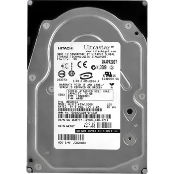 Interní pevný disk DELL 0WR767 73GB 15K 16MB SAS 3,5" HUS151473VLS300