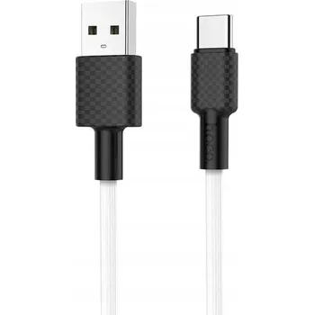 Datový kabel Kabel Hoco USB - USB typ C 1 m bílý