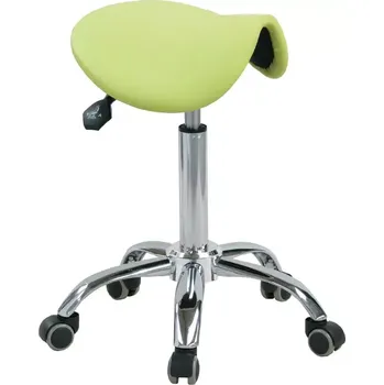 Nábytek do ordinace LZ 34 sedák lékařský, kříž chrom, ekokůže, pistáciová