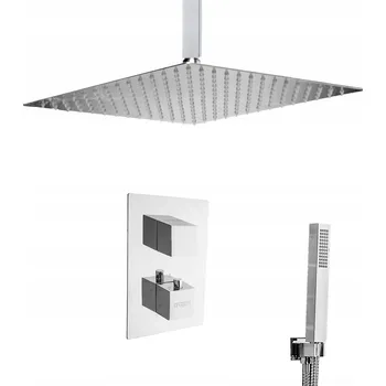 Vodovodní baterie Podomítková sprchová baterie Sannit Silver, stříbrná