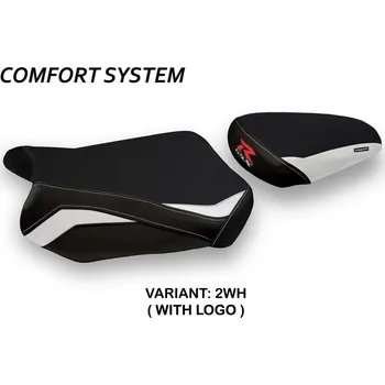 Moto sedlo TPZ Italia Potah sedla Suzuki GSX R 600 / 750 (11-23) Teheran comfort model potah sedla: bez loga 6BL (black)