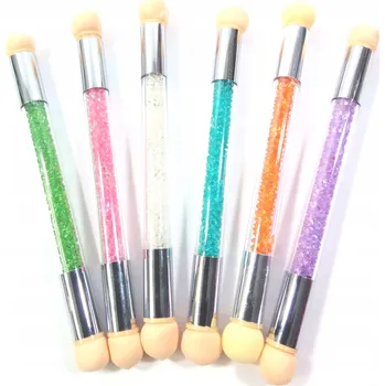 Kosmetický štětec Štětec na ombre houbičky razítko pro laky AK-182