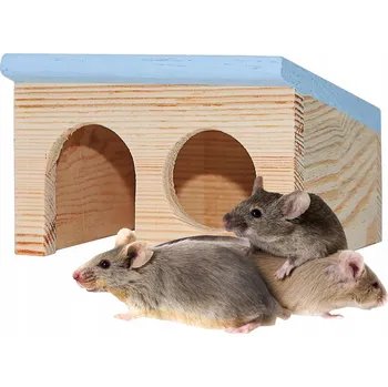 Domeček MM pro myši se šikmou střechou