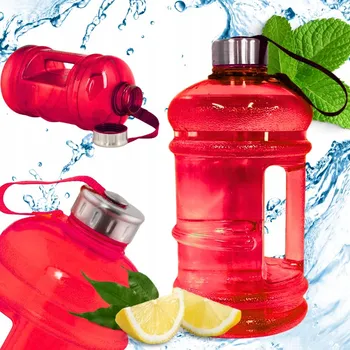 LAHEV KANISTER NA VODU LAHEV NA PITÍ SPORTOVNÍ DO POSILOVNY OCEL BPA FREE 2,2L