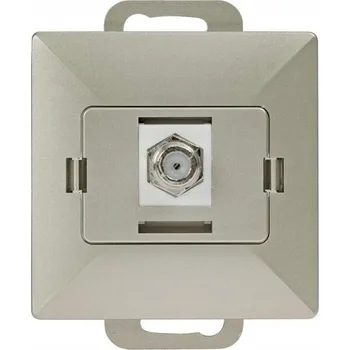 Elektrická zásuvka Anténní zásuvka nástěnná Abex šedá