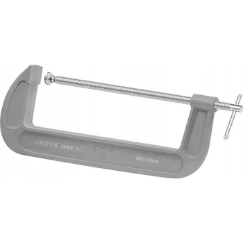 Truhlářská svěrka ŠROUBOVÁ SVĚRKA 12" 300 x 125 mm TYP C TRUHLÁŘSKÁ ZÁMEČNICKÁ MODELÁŘSKÁ