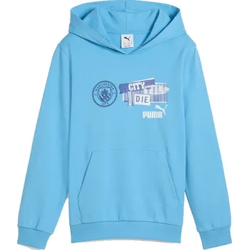 Chlapecká mikina Puma Dětská mikina MANCHESTER CITY ftblNRGY blue velikost: 128