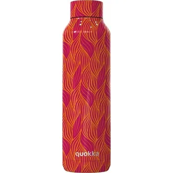 Quokka, Termoska z Z Nerezové Oceli Solid 630 ml, Oranžový Květ