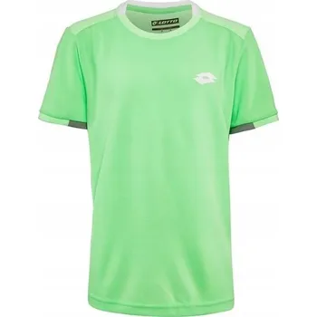 Pánské tričko TRIČKO LOTTO TENNIS TEAM TEE BOY ZELENÉ XS-116