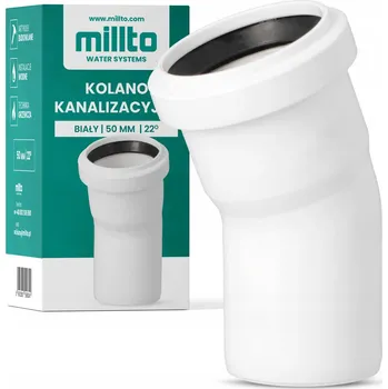 Kanalizační potrubí Kanalizační koleno PP 50 mm 22 stupňů