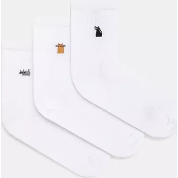 Pánské ponožky Ponožky Medicine 3-pack dámské, bílá barva RS25.LGD404 00X, vel. 36/38