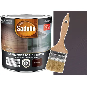 barva a nátěr na dřevo Lazura s lakem Sadolin 4,5 l hnědá satén
