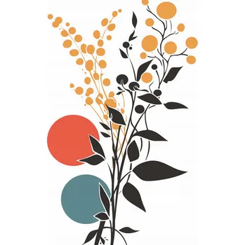 Plakát Plakát Rozkvétající Život bez rámu 68 x 98 cm