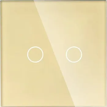 vypínač Dotykový vypínač dvojitý zlatý