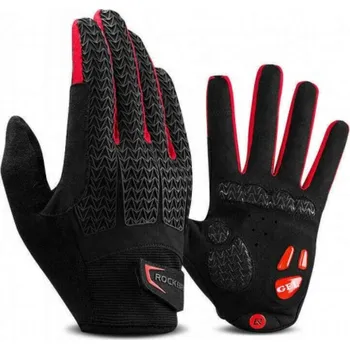 Cyklistické rukavice Cyklistické rukavice Rockbros L červené