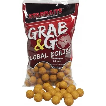 Boilies Proteinové kuličky Starbaits Grab Go Global 1 kg 24 mm Ananas 17159