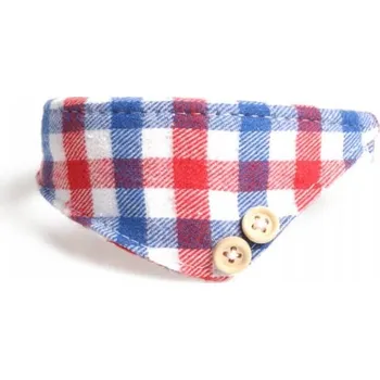 Obojek pro psa Obojek s bandanou pro psa LUIGI Bílý S