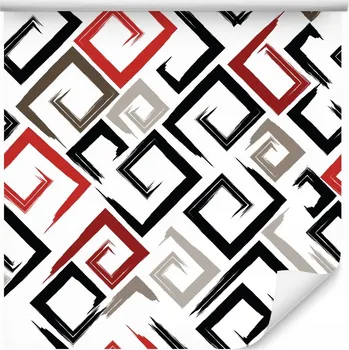 Fototapeta Tapeta do Ložnice Geometrická Malovaná Vintage