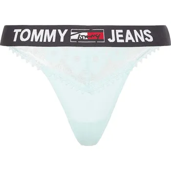 Kalhotky Dámská tanga Jeans Lace UW0UW03950-C94 - Tommy Hilfiger M