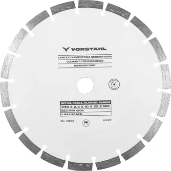 Řezný kotouč VORSTAHL Diamantový kotouč COLD PRESSED 230x2.4x10.0x22.2 mm