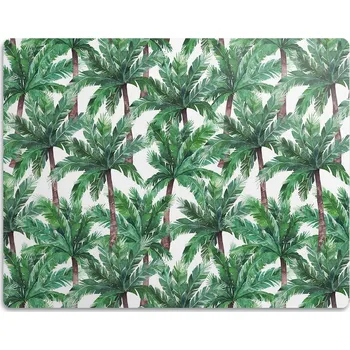 Miska pro psa Podložka pro kočky a psa pod misku Tropické 45x35 cm