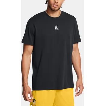 Pánské tričko Under Armour Curry Hvyweight Logo Tee 1387107-001 Černá MD