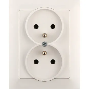 Elektrická zásuvka Elektrická Zásuvka nástěnná Timex-Elektro bílá