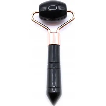 Masážní přístroj Mini Masážní Přístroj Přístroj na Obličej Černý Obsidián