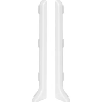 Podlahová lišta Levá koncovka, pravá koncovka Cezar PVC 1 x 80 délka 1 cm bílá